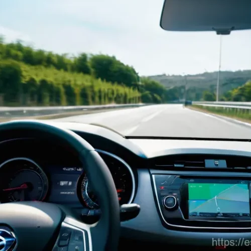 Home 20 쌍용 티볼리 유지비 절약 팁 - **Prompt:** "A serene, wide-angle shot of an adult driver, with a calm and focused expression, gentl...